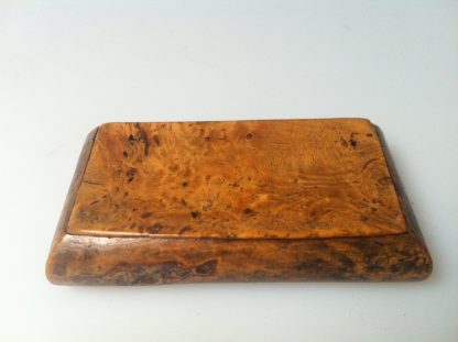 Antique 1820 Burr Birch table Snuff Box