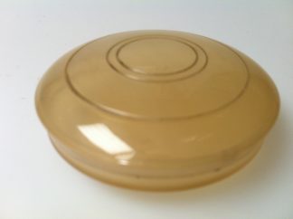 Circular shaped horn yo yo style snuff box, 1850