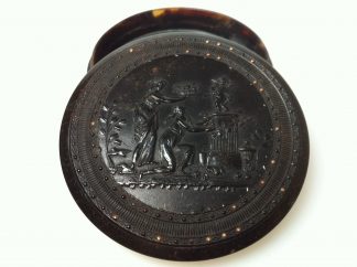 French composition snuff box c. 1820