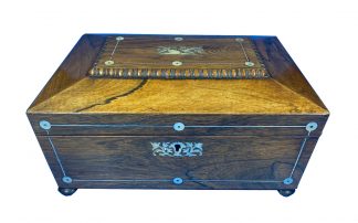 William IV Rosewood Sarcophagus Box