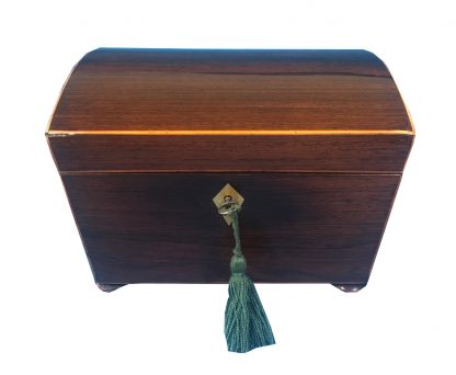 Unusual Shaped Regency Rosewood Box