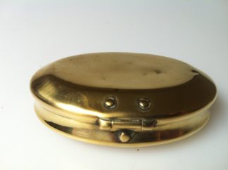 1870 Welsh Brass Tobacco Tin