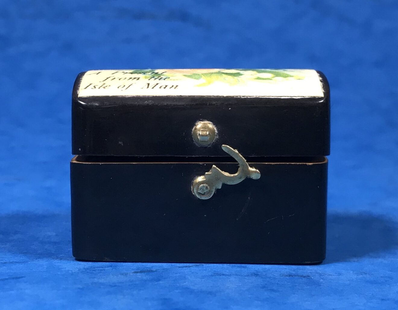 Victorian Ebonised Mauchline Ware Thimble Box Mostly Boxes Antiques!