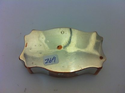 Antique Silver plated, copper tobacco/ snuff tin