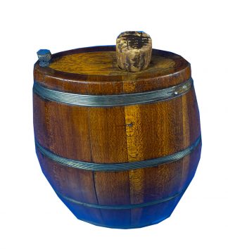 Victorian Brassbound Coppered Barrel