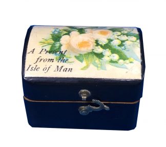 Victorian Ebonised Mauchline Ware Thimble Box