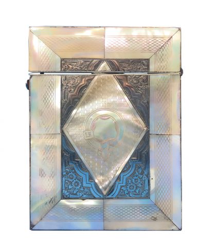 Victorian Mother Of Pearl Card Case