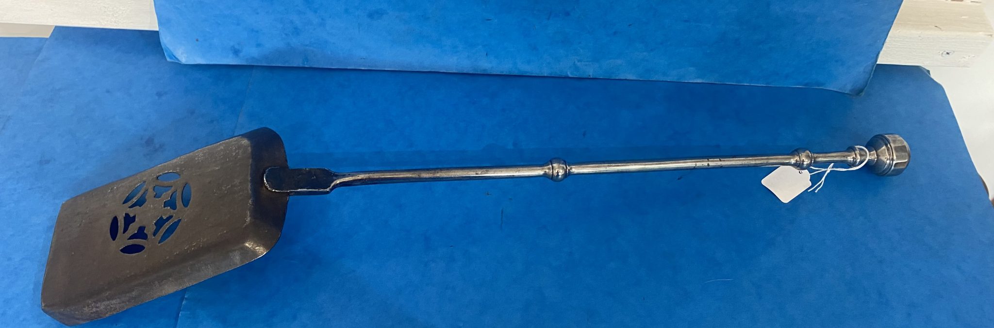 Set of cut steel fire irons. Mostly Boxes Antiques!