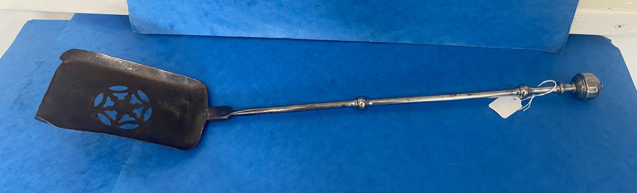 Set of cut steel fire irons. Mostly Boxes Antiques!